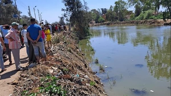 غرق شاب في ترعة بكفر