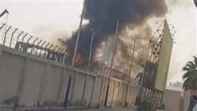 النيابة تعاين حريق مواسير بشركة إسكندرية للبترول