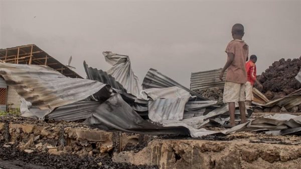 بركان غوما فى الكونغو