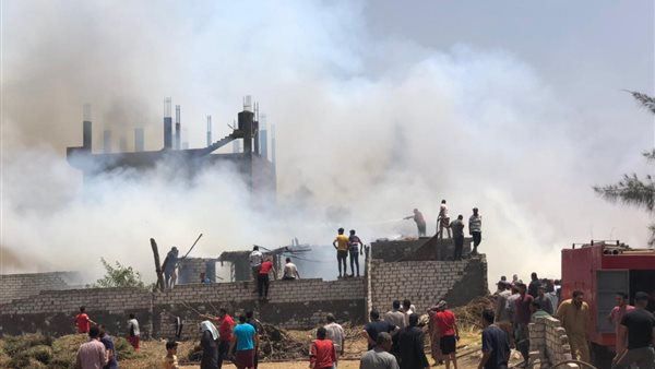 جانب من الحريق