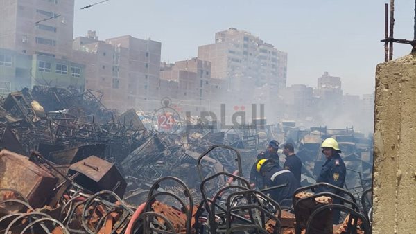 حريق حي الهرم