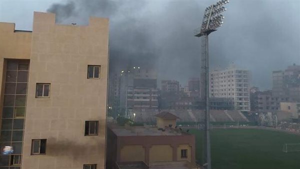 حريق في الصالة المغطاة