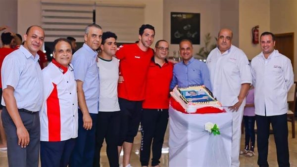 احتفالية خاصة للاعب