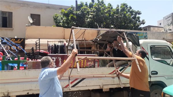 رفع الإشغالات بمراكز