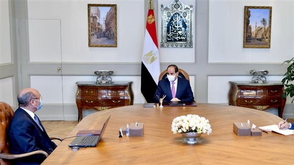 اجتماع السيسي بوزير