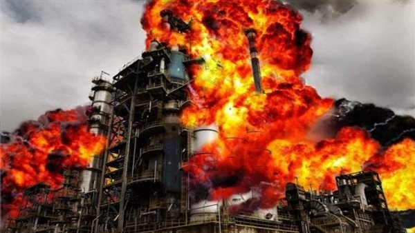 حريق مصفاة نفط_ أرشيفية