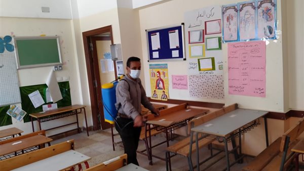 تعقيم لجان امتحانات