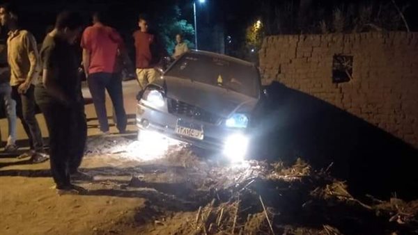 سيارة طائشة في الباجور