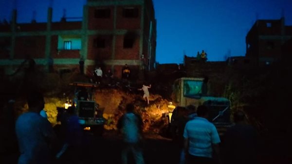 حريق بالمنوفية 