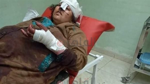 السيدة المعتدى عليها