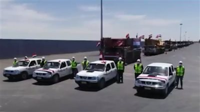 استمرار دخول الطواقم المصرية ومعدات إعادة الإعمار إلى غزة