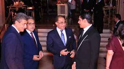 أبو هشيمة والسجيني أبرز الحضور.. النائب محمد أبو العينين يحتفل بزفاف نجله (صور)