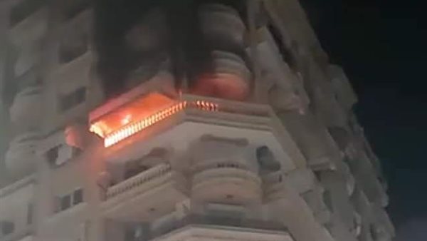 حريق في وحدة سكنية