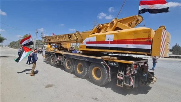 المعدات المصرية بقطاع