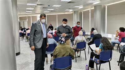 بدء امتحانات نهاية العام بحرم جامعة بنها في العبور (صور) 