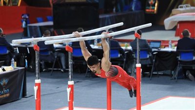 إيهاب أمين: عمر العربي جاهز لخوض نهائيات كأس العالم للجمباز الفني