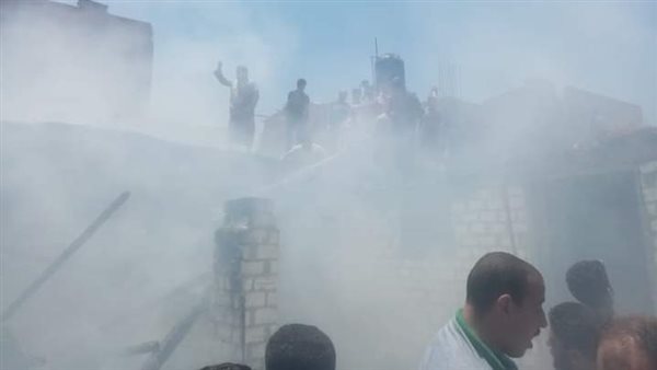 حريق هائل في منزل