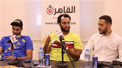 مصطفى كيجو خلال ندوة القاهرة 24 لتكريم أبطال السلة: 