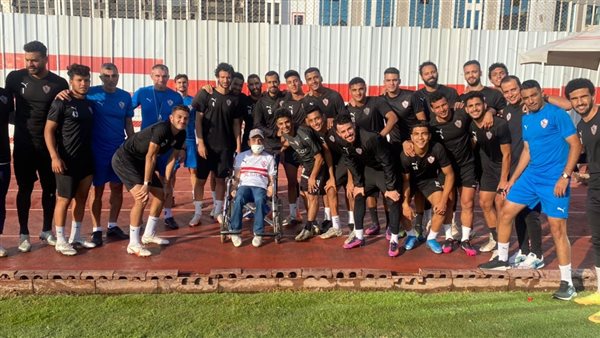 لاعبو الزمالك مع