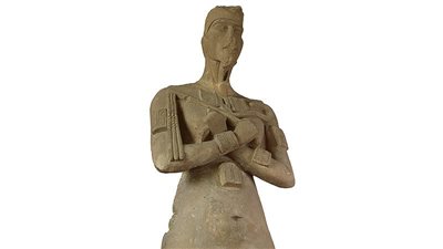 المتحف المصري بالتحرير يعرض تمثالا كبيرًا لإخناتون 