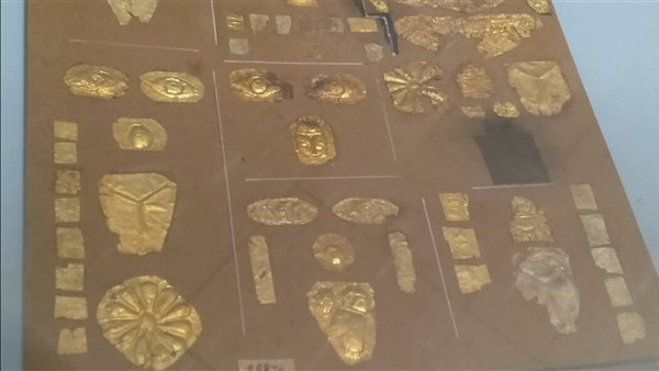 أوراق الذهب بالمتحف