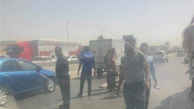 مصرع شخص خلال عبوره طريق الإسكندرية الصحراوي بالعامرية بالإسكندرية