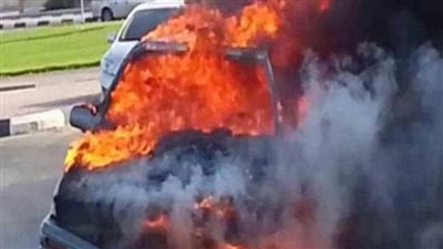 شهامة شاب مصري تقوده للموت داخل سيارته المحترقة بالكويت