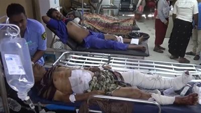 ارتفاع عدد ضحايا المجزرة الإرهابية لميليشيا الحوثي إلى 10 قتلى