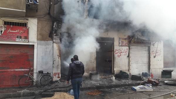 حريق محل أرشيفية