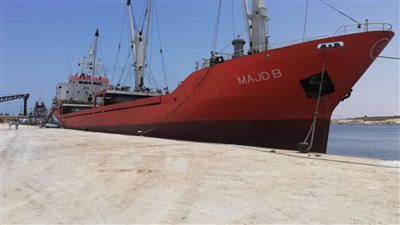 تصدير 3100 طن ملح إلى لبنان عبر ميناء العريش