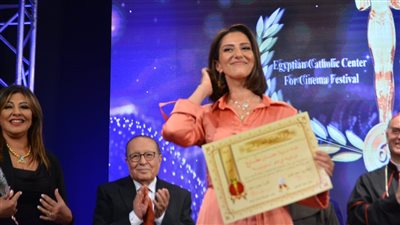 توزيع جوائز مهرجان المركز الكاثوليكي للسينما بحضور مشاهير الفن