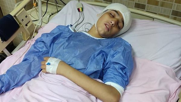 الطفل المصاب 