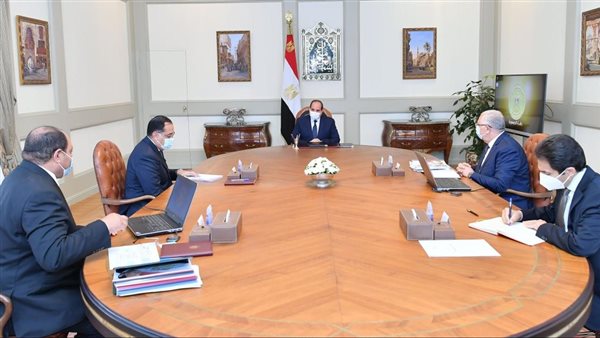 السيسي خلال الاجتماع