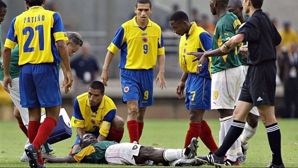 لحظة وفاة الكاميروني