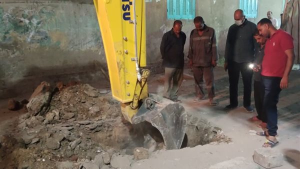 هبوط أرضي بشبرا الخيمة