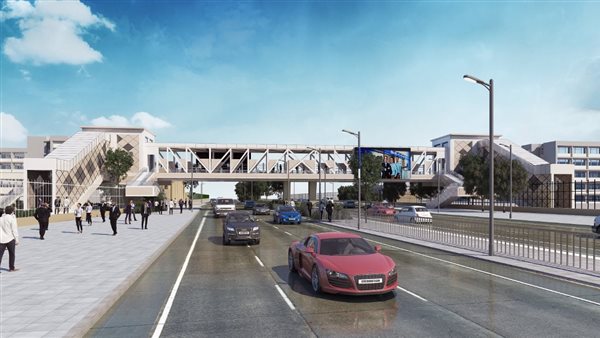  تركيب الكوبرى المعدني