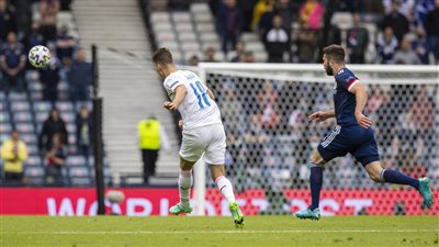 باتريك شيك يُعلق على هدفيه في اسكتلندا