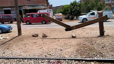 غلق معبر غير قانوني على السكة الحديد بعد مصرع سيدة صدمها قطار في الغربية