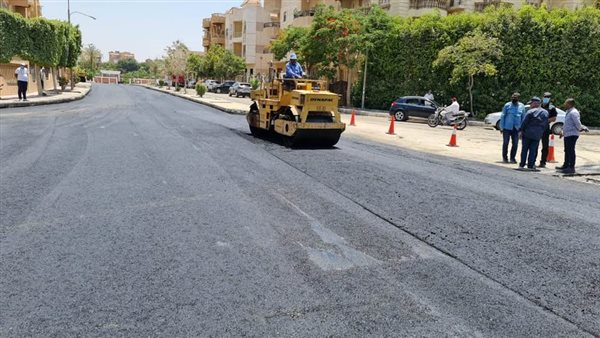 تطوير الطرق فى الجيزة