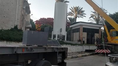 11 ألف لتر من الأكسجين المسال دعمًا لمستشفى الحميات في الإسكندرية 