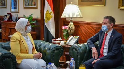 وزيرة الصحة تستقبل نائب مدير صندوق الأمم المتحدة للسكان لدعم ملف تنمية الأسرة
