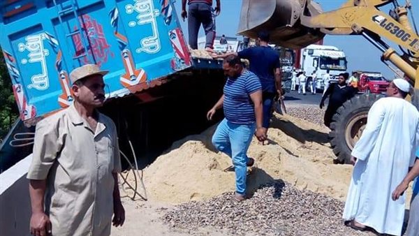 انقلاب سيارة نقل