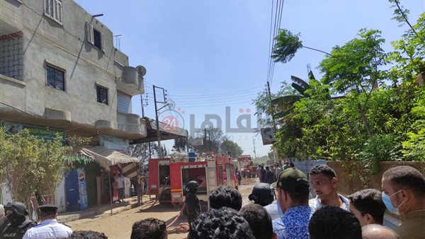 جانب من الحريق