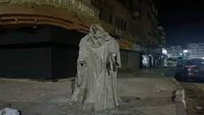 القبض على صاحب فكرة التمثال المرعب في شوارع الإسماعيلية