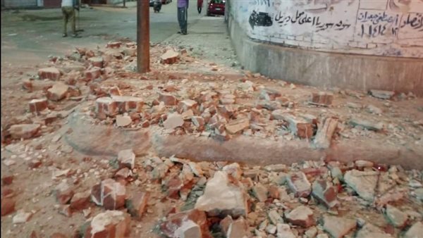 انهيار شرفة عقار