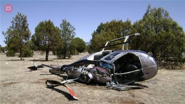 تحطم مروحية 