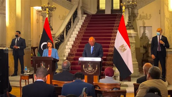 شكري ونظيرته الليبية