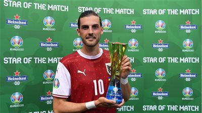 فلوريان جريليتش الأفضل في مباراة النمسا وأوكرانيا 