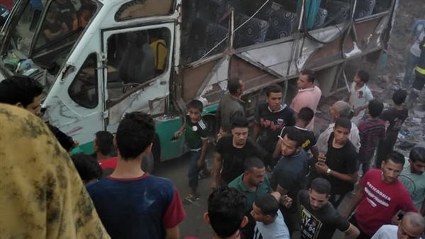 صورة من حادث تصادم