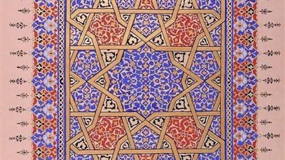 زخارف إسلامية في العصر المملوكي.. لوحة لشيماء زهري